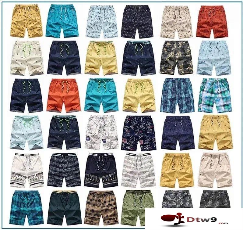 沙灘褲貨源批發(fā)，夏季地?cái)偀豳u產(chǎn)品，五分褲_七分褲。