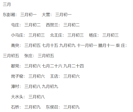 河北省趕集時(shí)間表 河北省趕集時(shí)間表